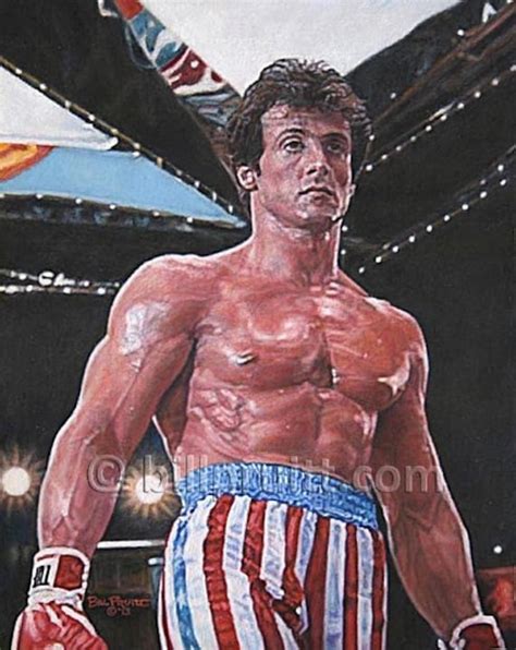 Sylvester Stallone Rocky Balboa Rocky 4 impression dart | Etsy