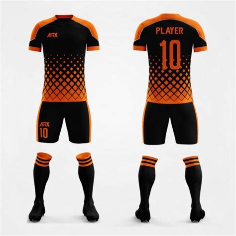 custom orange soccer kit - Buscar con Google | Sport shirt design, Soccer uniforms design ...