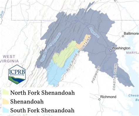 Shenandoah River Map