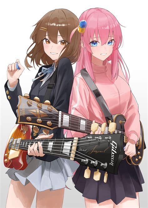 Yui & Hitori [K-On! X Bocchi The Rock] : r/awwnime