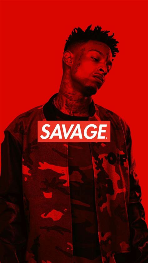 1080x1920 21 Savage IPhone Wallpaper Savage box logo | IPhone Wallpapers ... | Savage wallpapers ...