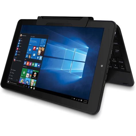 Tablet PC 10.1" 32GB Windows 10 Touch Screen Intel Atom Quad-Core WiFi Keyboard