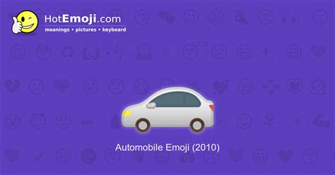 🚗 Car Emoji Meaning with Pictures: from A to Z