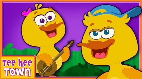 Six Little Ducks | Nursery Rhymes for Children by Teehee Town - YouTube