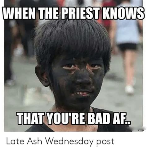 51 Best Ash Wednesday Funny Memes - QuotesProject.Com