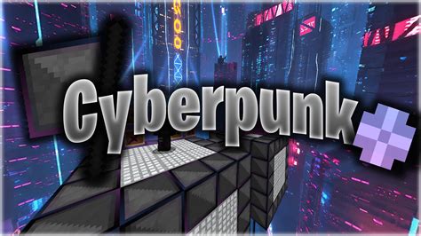 Cyberpunk Pack Minecraft Resource Pack | PvP Resource Pack