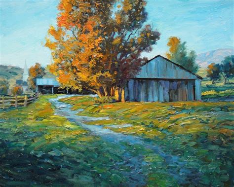 Image of: Acrylic Painting Techniques Home | Painting, Simple oil painting, Landscape paintings
