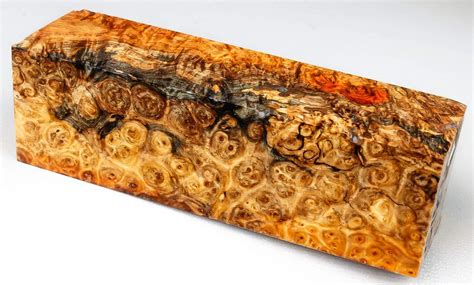 Top Grade Amboyna Burl Game Call, Reel Seat, Pen Blanks, Stabilized AB5189 - - Amazon.com