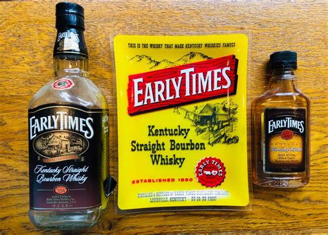 Brand History – Early Times Bourbon – bourbonveachdotcom