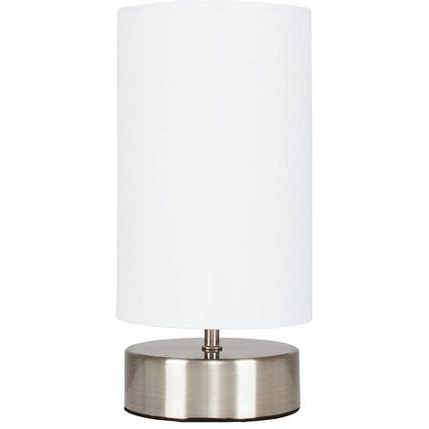 Dimmable Table Lamp Touch Dimmer Bedside Light - White - No Bulb