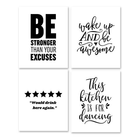 Digital Prints BUNDLE 16 Posters Printable Quotes Wall Art - Etsy