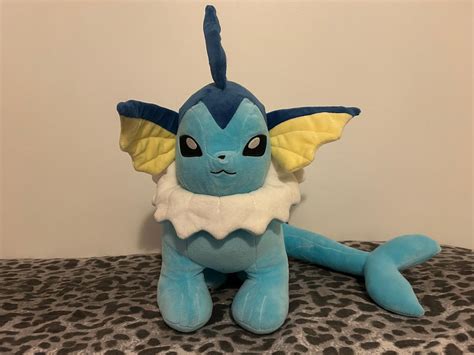 My Vaporeon Plushie by LeahHellhound on DeviantArt