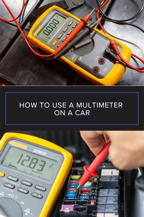 How to use a multimeter on a car – Artofit