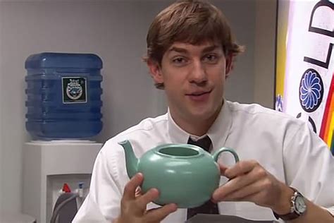 John Krasinski Has the Iconic Teapot Jim Gifted Pam in The Office