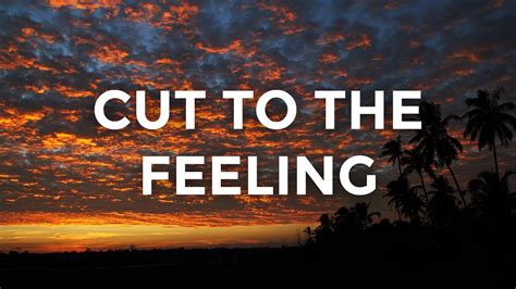 Carly Rae Jepsen - Cut To The Feeling (Lyrics / Lyric Video) - YouTube