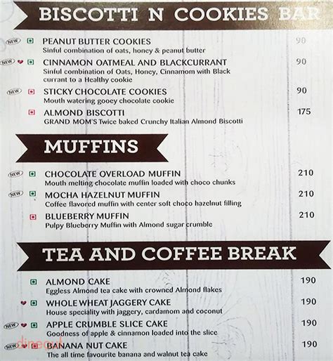 Menu of The Coffee Bean & Tea Leaf, Saket, Delhi | Dineout