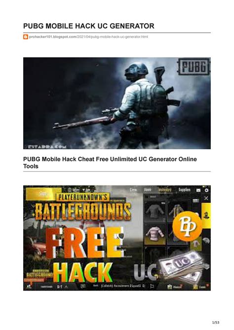 #PUBG MOBILE UC Generator by Waris Jamil - Issuu