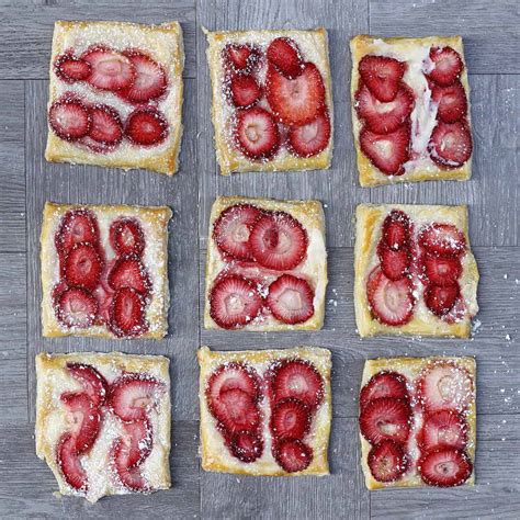 Strawberry Cream Cheese Tarts - Ev's Eats