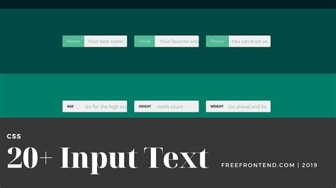 Stylish Text Box In Html - Volontariat