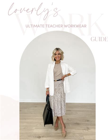 25 Teacher Workwear Outfits - Loverly Grey