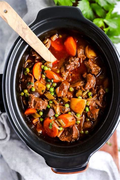 Crock Pot Beef Stew Recipe | Savory Nothings