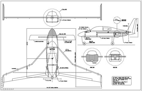 Cozy Mark 4 Plans - AeroFred - Download Free Model Airplane Plans