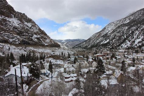 Georgetown Colorado stock image. Image of trees, early - 70329543