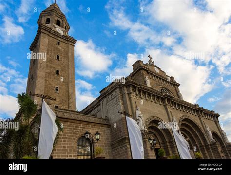 Manila cathedral, Intramuros, Philippines Stock Photo - Alamy