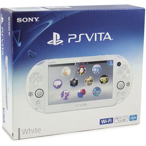 Sony PS Vita Slim White Console - Consolevariations