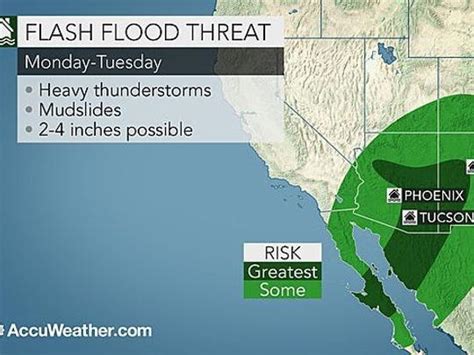 Flash floods threaten Desert Southwest