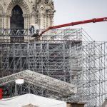 In_pictures Notre-Dame fire: Work starts to remove melted scaffolding ...