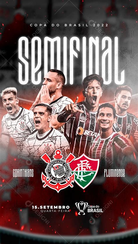 Flyer Futebol Semi Final Futebol Jogo Time Social Media PSD Editável [download] - Designi