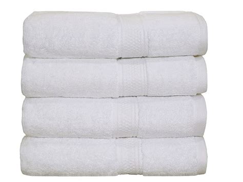 White Bath Towels - Resident Essentials