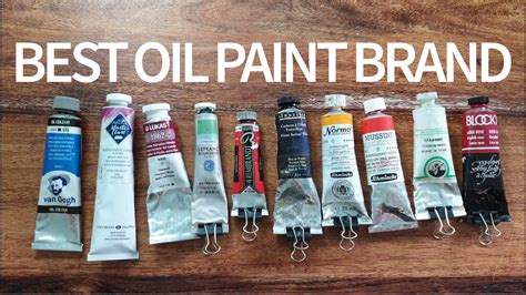 What Oil Paint Brand to buy/ Oil Paint Brand Comparison - YouTube