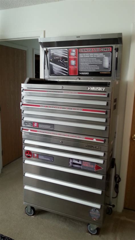 Husky Stainless Steel Tool Box w/10 B.B. slide drawers VGC- SW Ohio ...