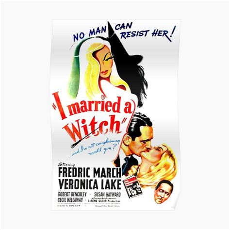 "Vintage Movie Poster for I Married a Witch" Poster for Sale by ...