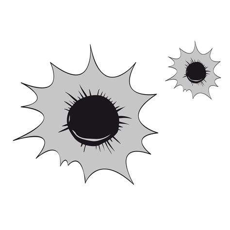 Bullet Hole Vector Free at GetDrawings | Free download