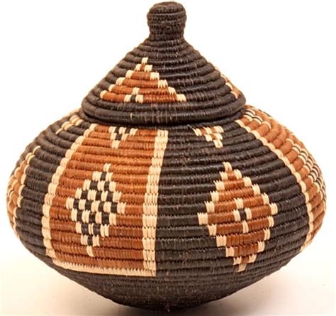 Zulu People African Basket Weaving Art