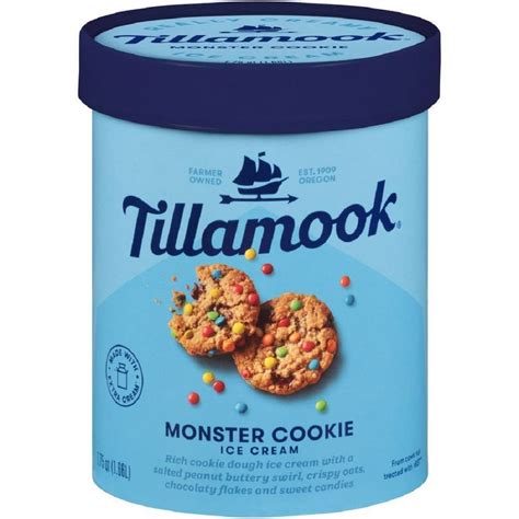 Tillamook Monster Cookie Ice Cream - 56oz