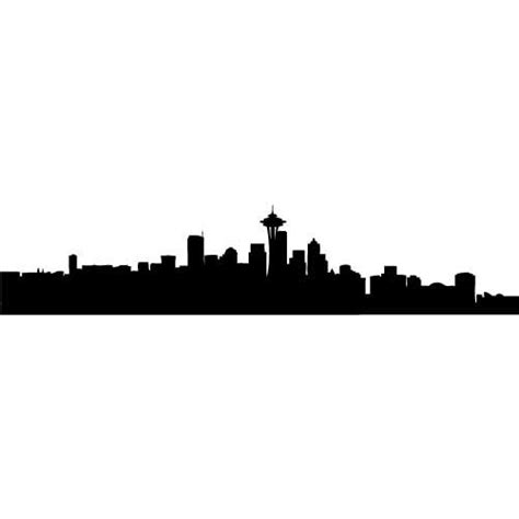 Seattle Skyline Outline - ClipArt Best