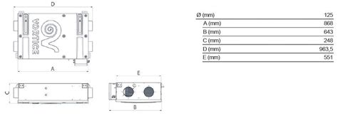 VORT PHANTOM Heat recovery unit for false ceiling By Vortice