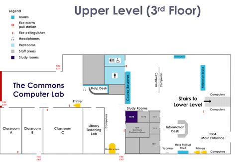 map-upper-level | UW Health Sciences Library