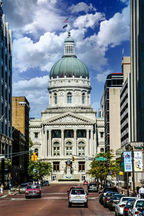 The Indiana State Capitol Building, Indianapolis Editorial Photography ...