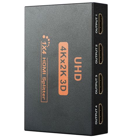 HDMI HD Splitter 4K - Black [A343135501PB]- US$14.17 - PlusBuyer.com