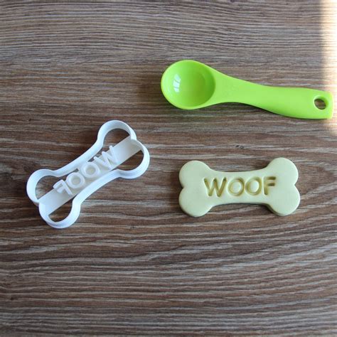 Dog Bone Woof Cookie Cutter Puppy Pup Pet Treat Pupcake topper cake | eBay