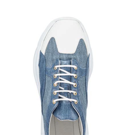 Miles Sneaker (Two-toned Denim) – Kendall Miles Designs