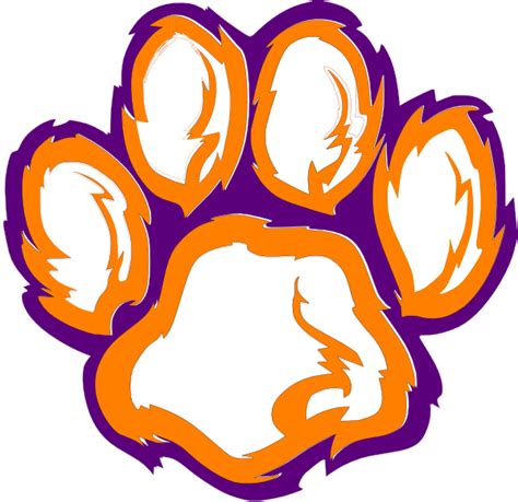 Free Clemson Tiger Paw Stencil, Download Free Clemson Tiger Paw Stencil png images, Free ...