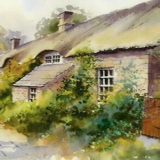 Practicing Watercolor Buildings in the Idyllic English Countryside ...