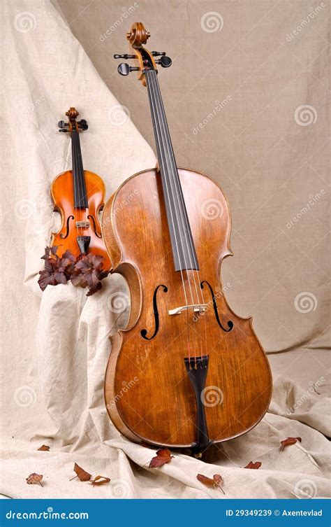 Violin and cello stock image. Image of orchestra, composerconcert - 29349239