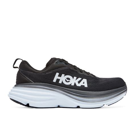 Hoka Bondi 8 Women's (Black/White) | Ahh Comfort Shoes